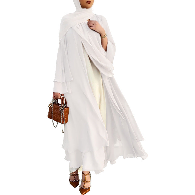 Solid Color Soft Elegant Long Dress Clothing