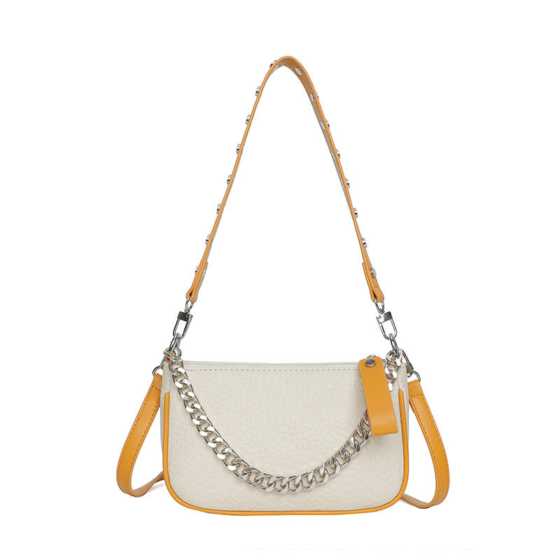 Women's Niche Underarm Soft Chain First Layer Shoulder Bags