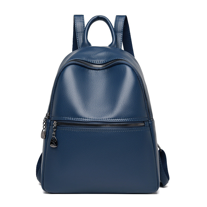 Women's Pretty Unique Big Soft Leather Backpacks