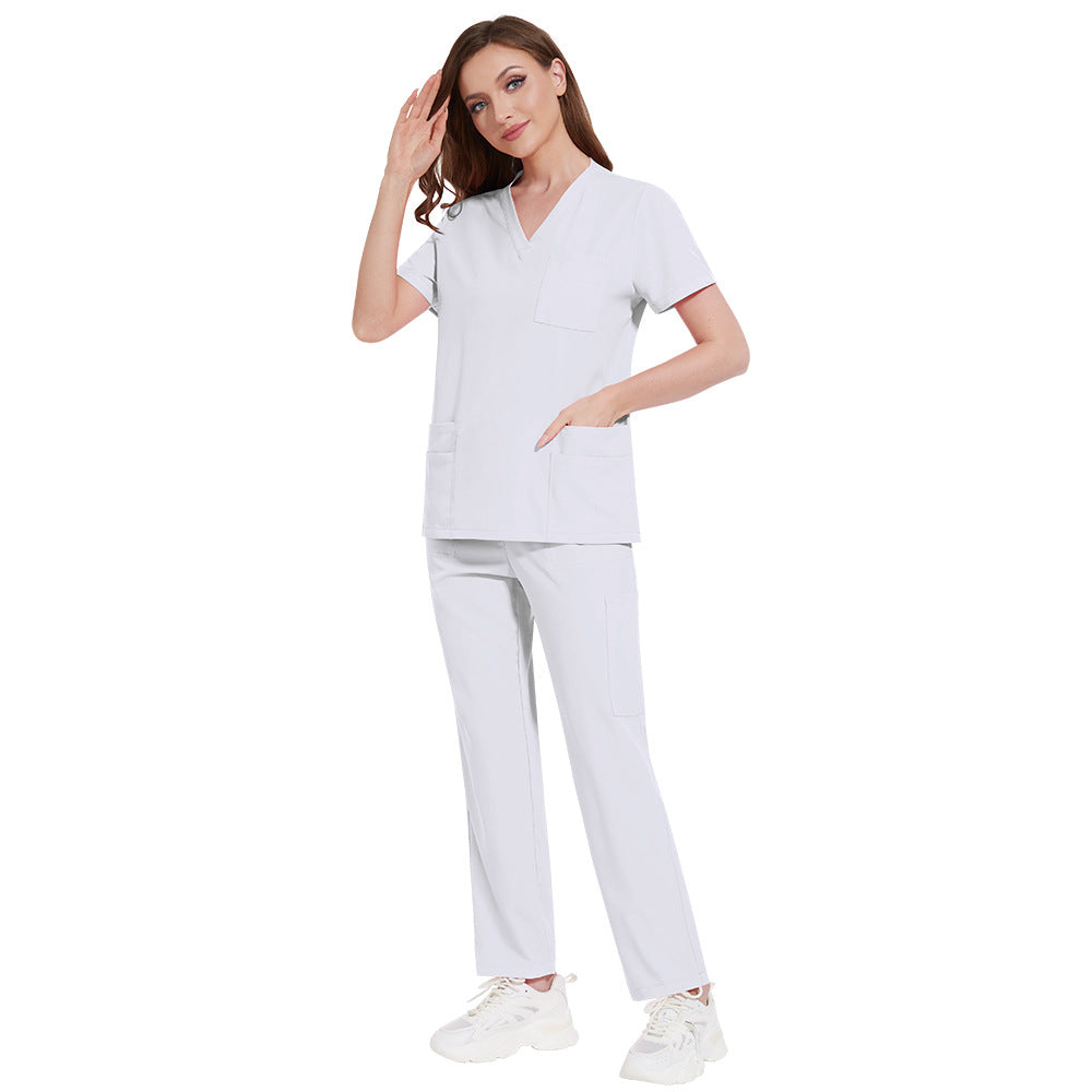 Multicolor Split Overalls Protective Business Work Clothes Technician's Uniform