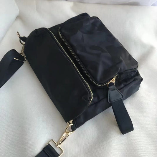 Women's Korean Style Flap Nylon Cloth Lightweight Crossbody Bags