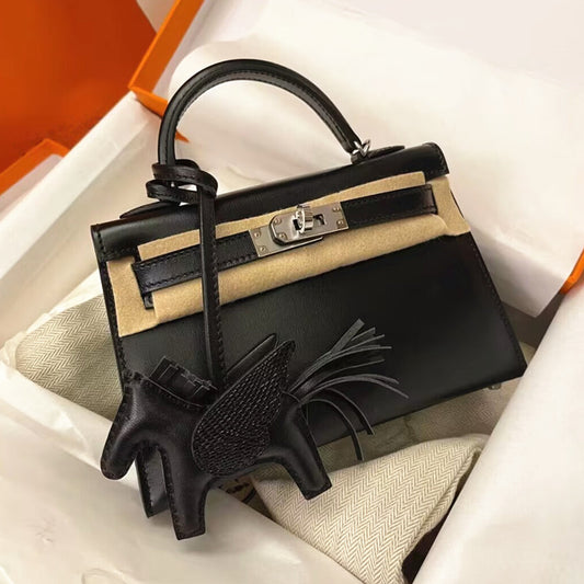 Women's Second Generation Kelly Sier Glossy Leather Shoulder Bags
