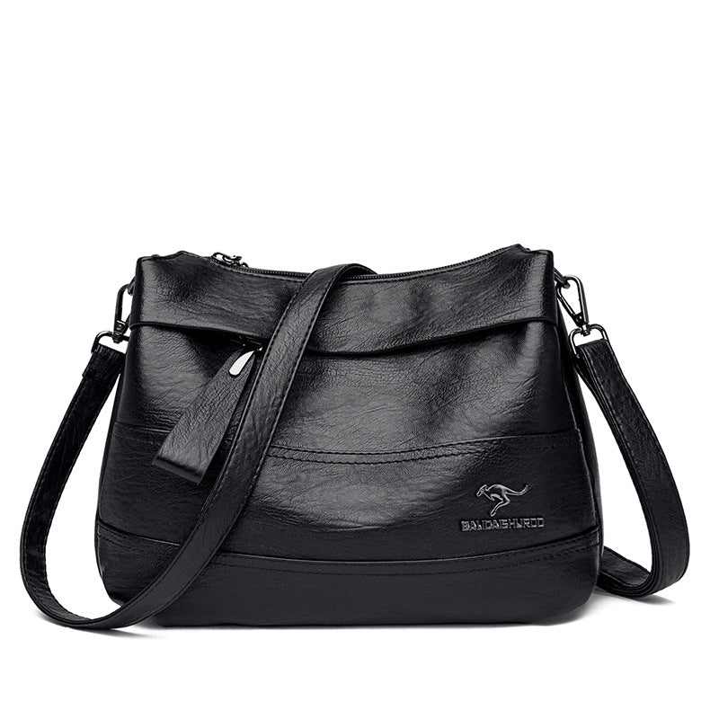 Women's Soft Leather Mother Fashion Large Capacity Crossbody Bags