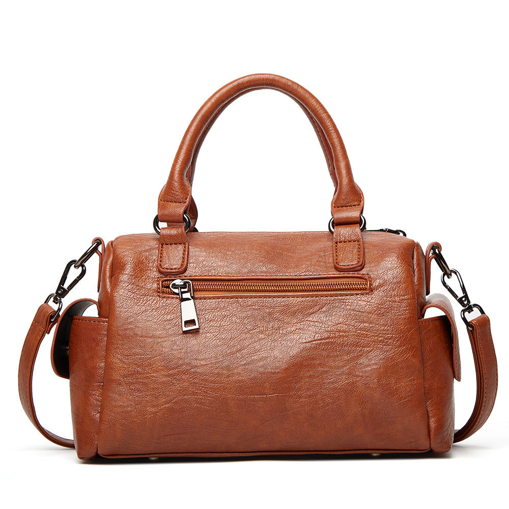 Women's Large Capacity Willow Fashion Soft Leather Bags