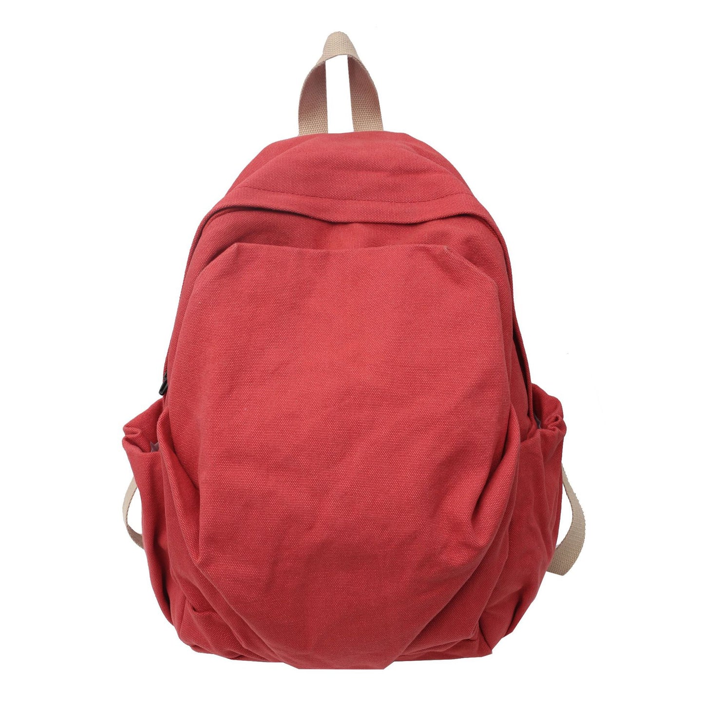 Trend Solid Color Female Class Simple Backpacks