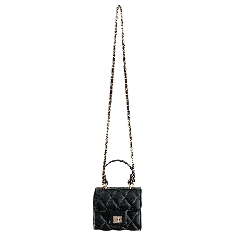 Women's Style Embroidery Thread Diamond Pattern Chain Crossbody Bags