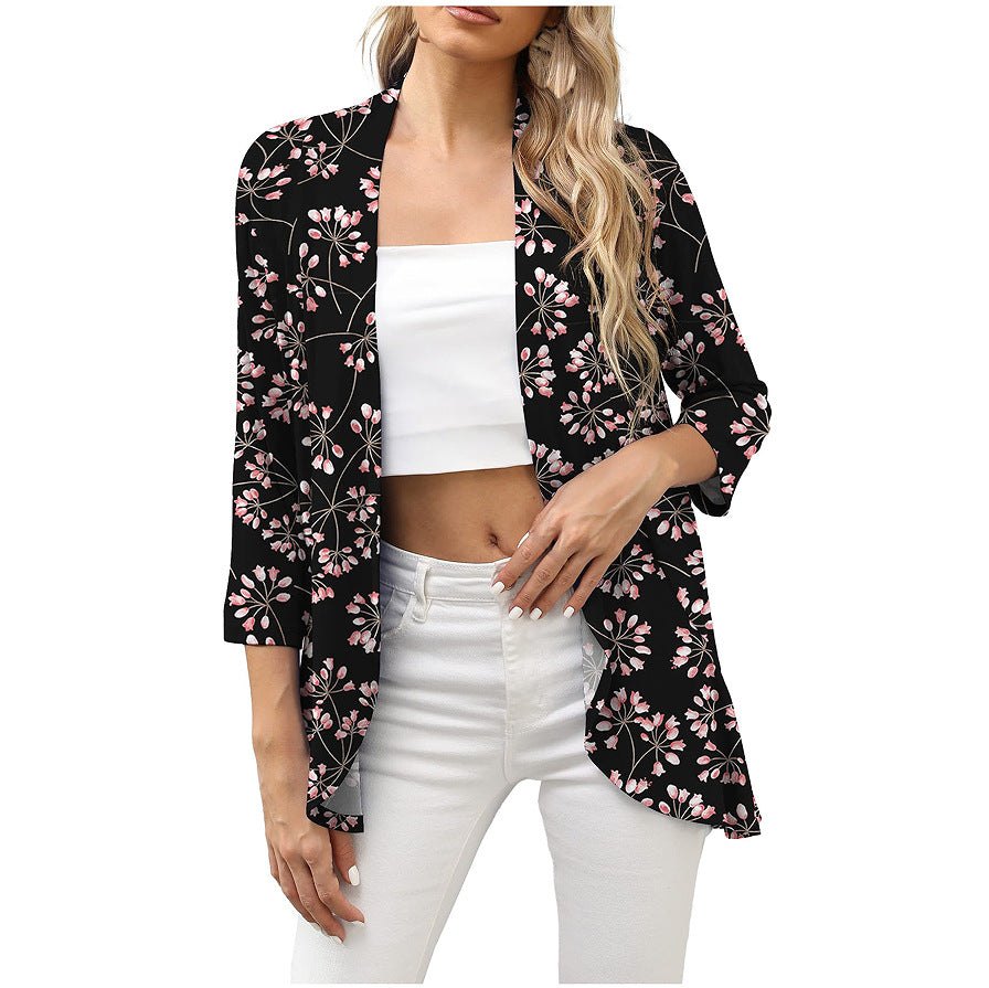 Women's Durable Fashion Casual Printing Knitted Tops