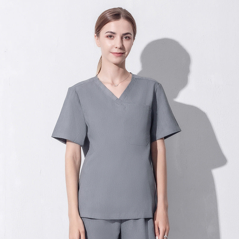 Work Clothes Elastic Operating Gown Sleeve Pet Beauty Uniform