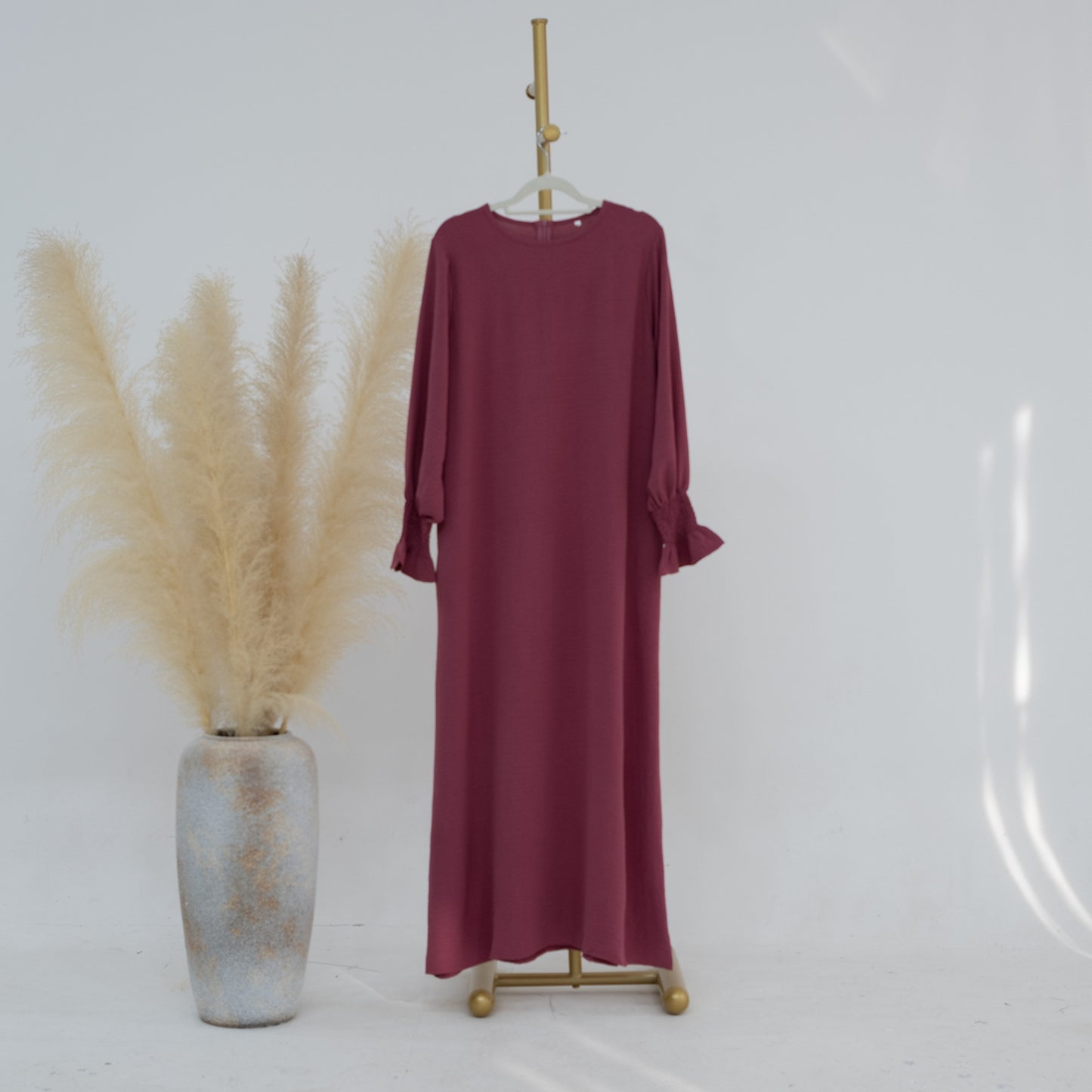 Women's Slouchy Turkish Solid Color Dress Dresses