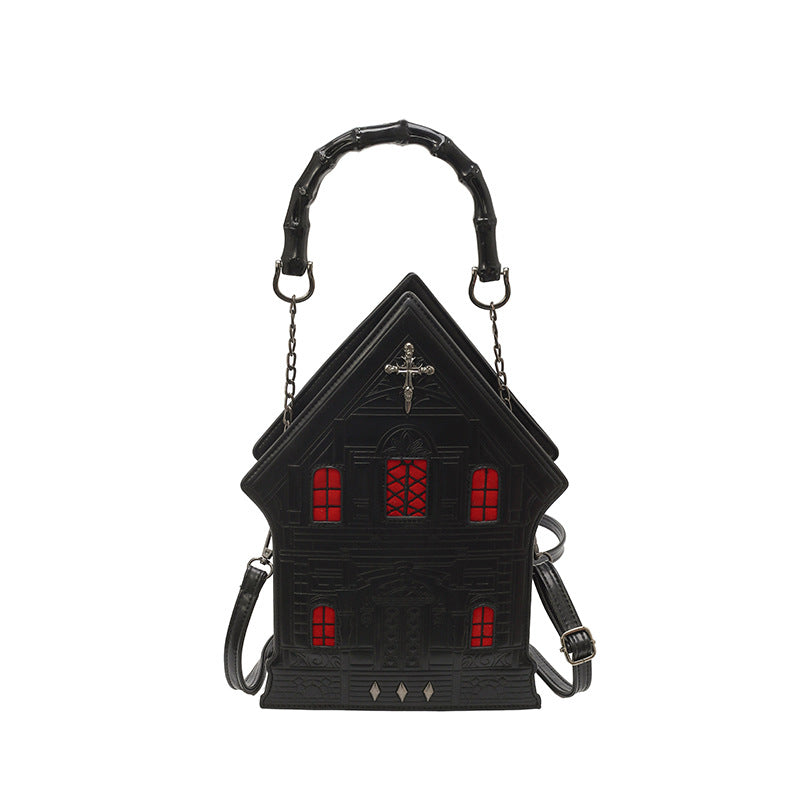 Women's Personalized Creative Fashion Studded House Style Shoulder Bags