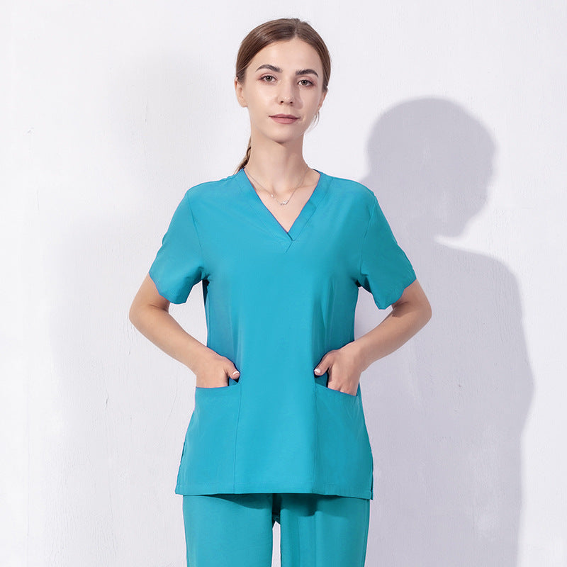 Doctor Work Uniforms Sleeve Beauty Hospital Female Uniform