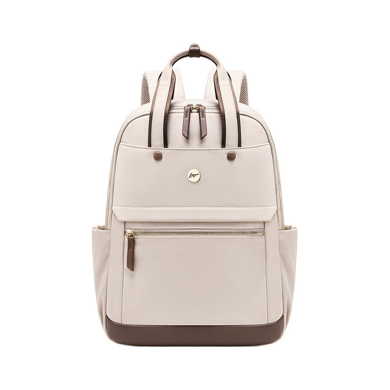 Women's Simple Commute Computer Canvas Large Capacity Backpacks