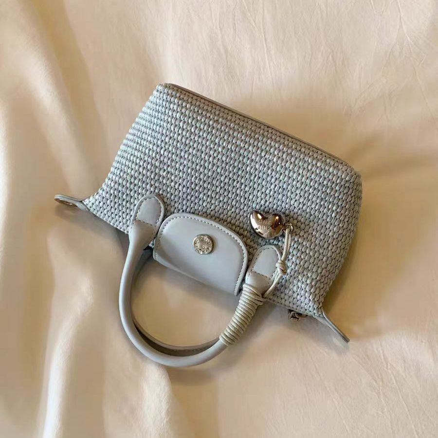 Women's South Style Rainbow Bridge Summer Woven Crossbody Bags