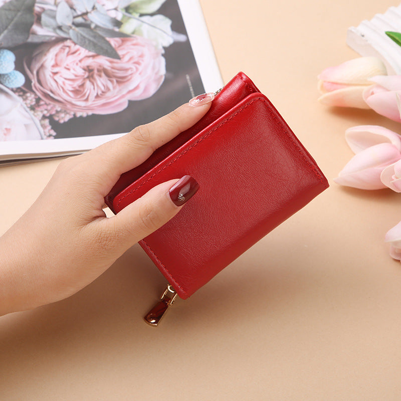 Women's Mini Short Large Capacity Creative Card Holder