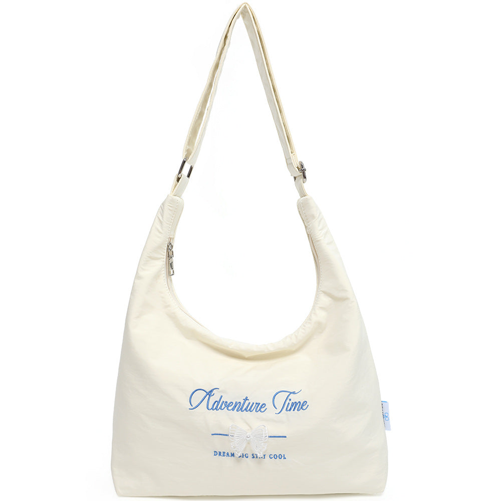 Women's Niche Designer Korean Style Canvas Nylon Crossbody Bags