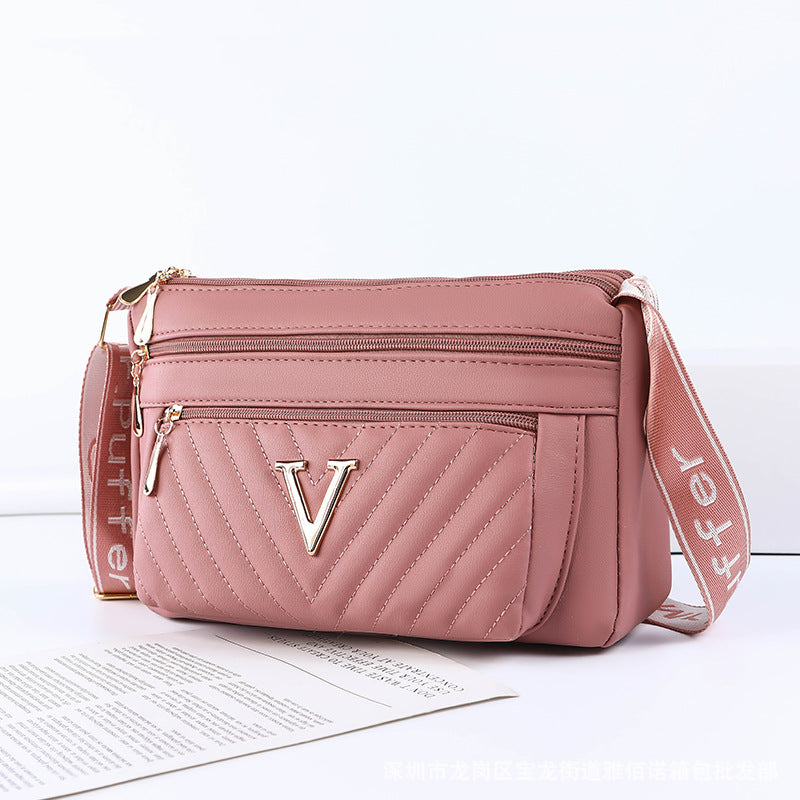 Durable Women's Fashion Embossed Trendy Mom Bags