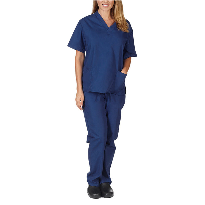 Color Pocket Nursing Work Uniforms Nurse Uniform