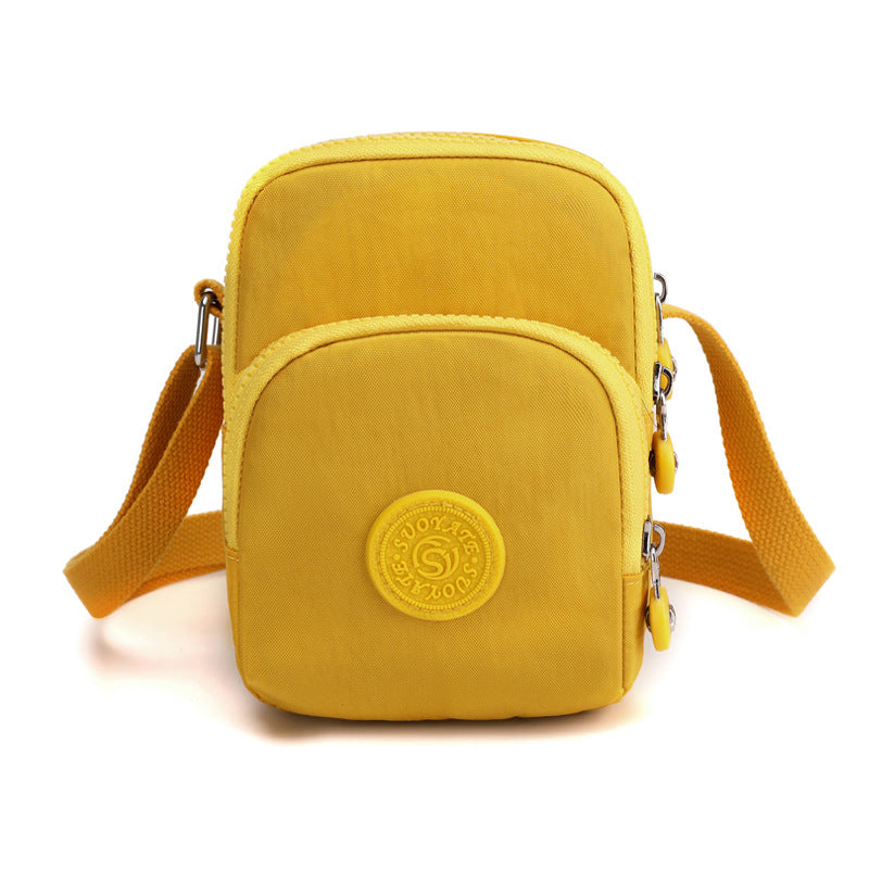 Women's Nylon Oxford Cloth Mini Fashion Vertical Shoulder Bags