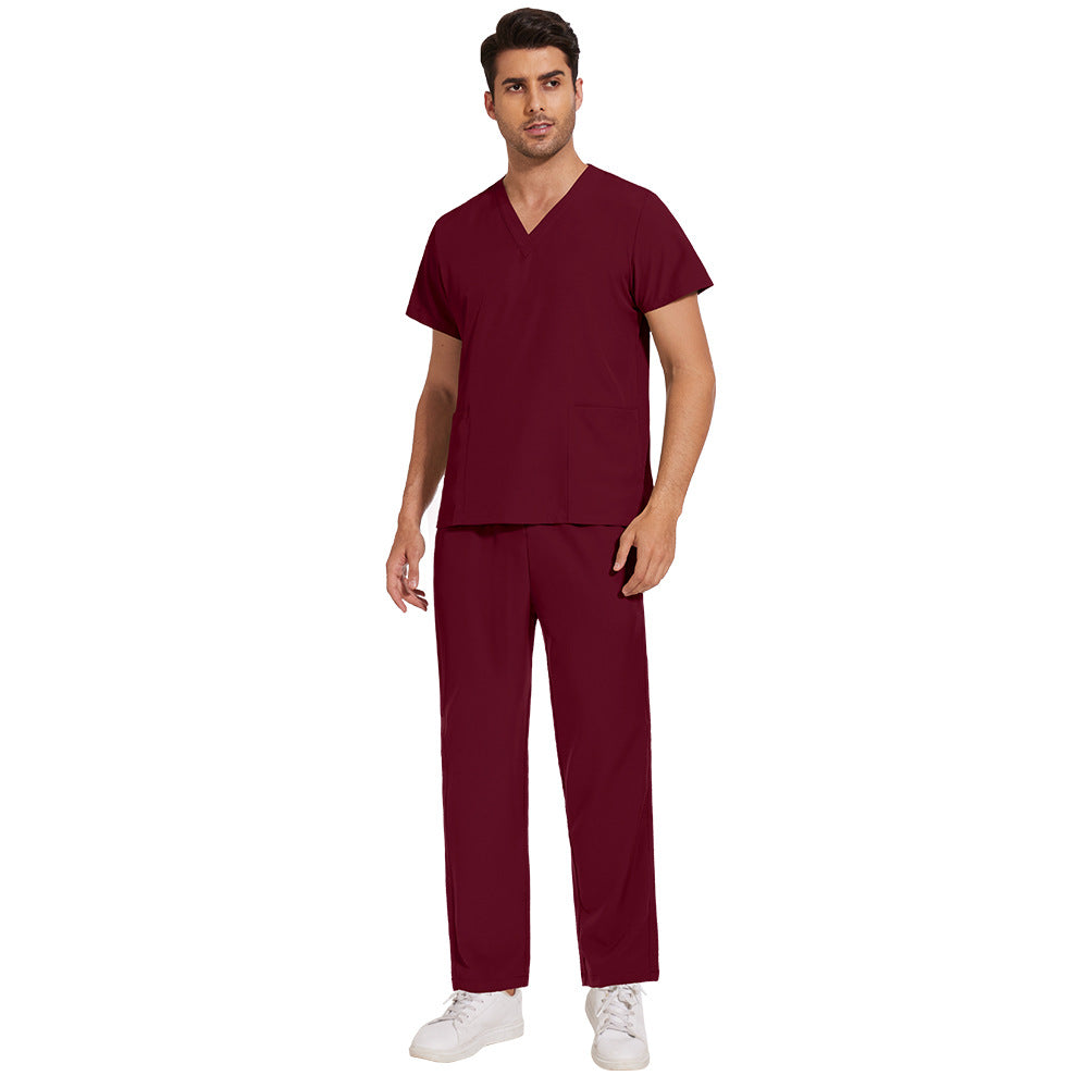 Women's & Men's & Style Solid Color Quick Drying Fabric Thin Uniform