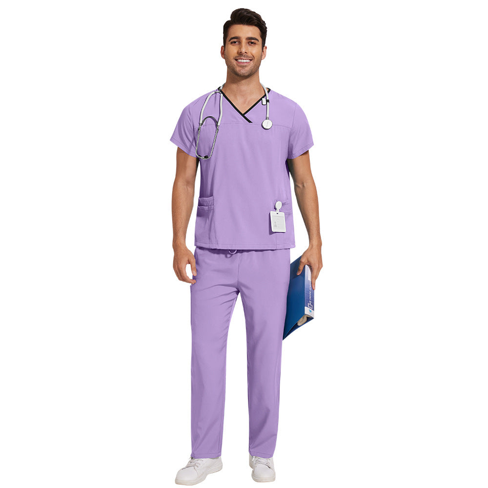 Washing Medical Work Clothes Thin Sleeve Suits