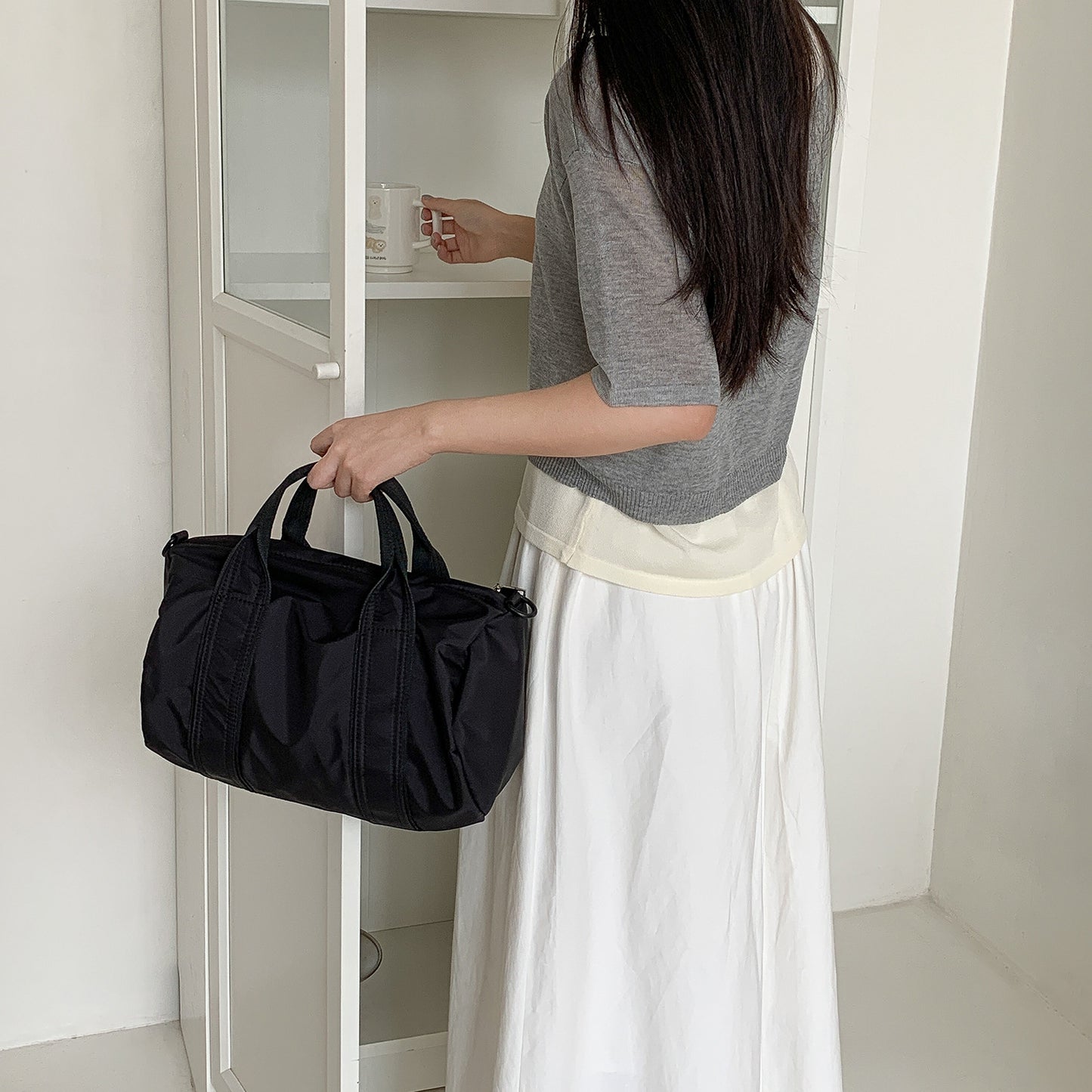 Women's Summer Nylon Large Capacity Simple Short-distance Crossbody Bags