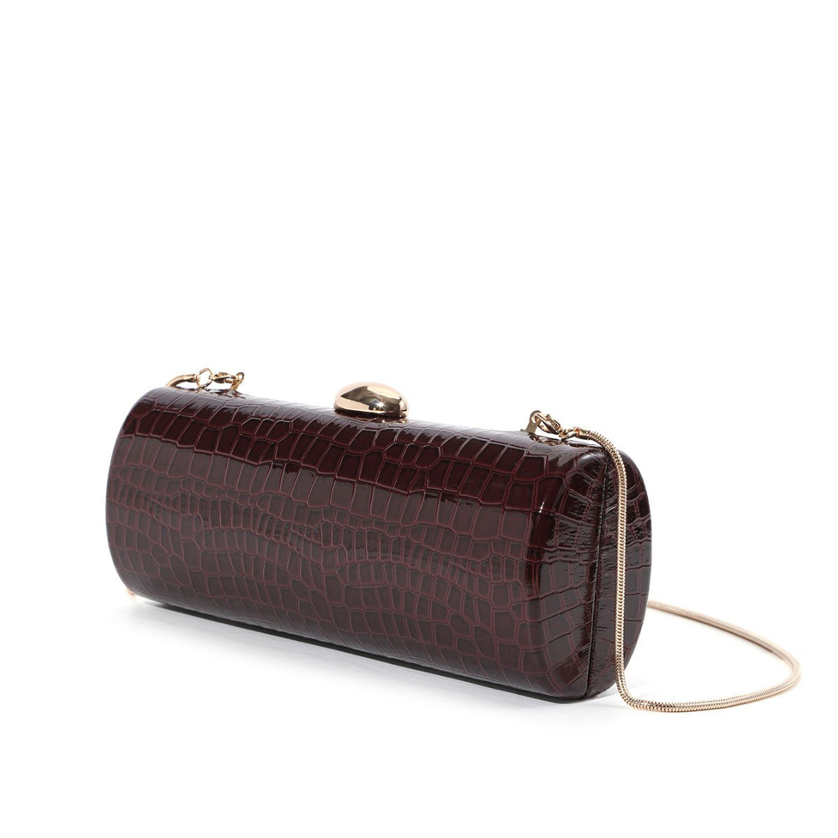 Women's Retro Crocodile Pattern Leather Box Dinner Evening Bags