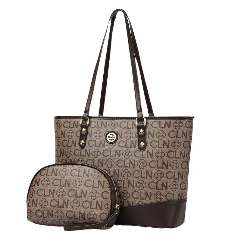 Women's Mother Fashion Large Capacity Letters Mom Handbags