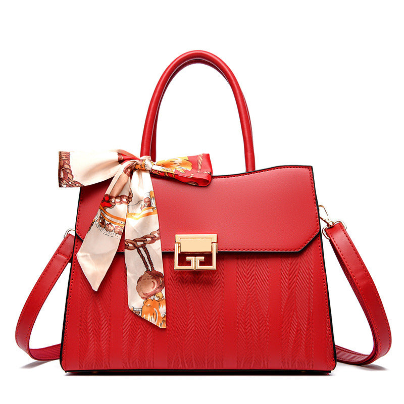 Women's Red Female Mother Wedding High-grade Mother-in-law Crossbody Bags