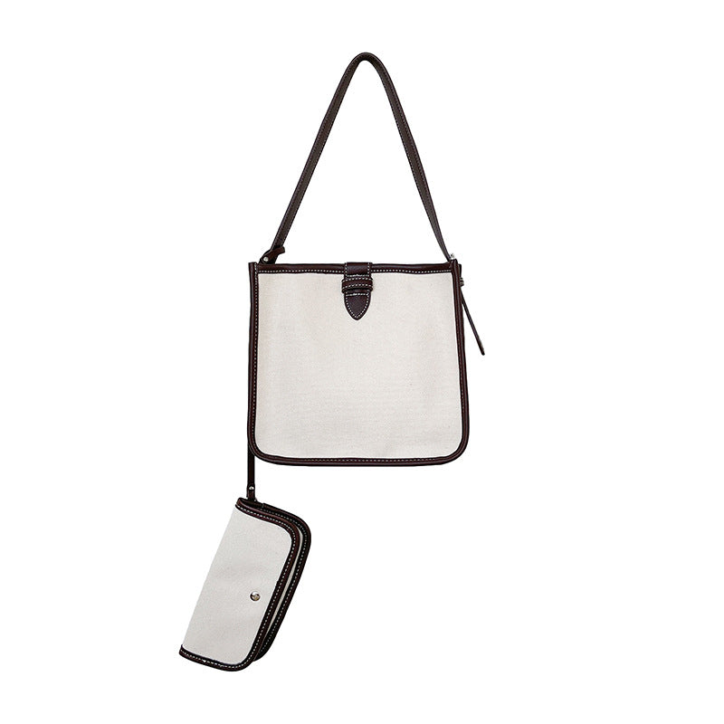 Women's Style Canvas Commuter High-grade Large Capacity Shoulder Bags