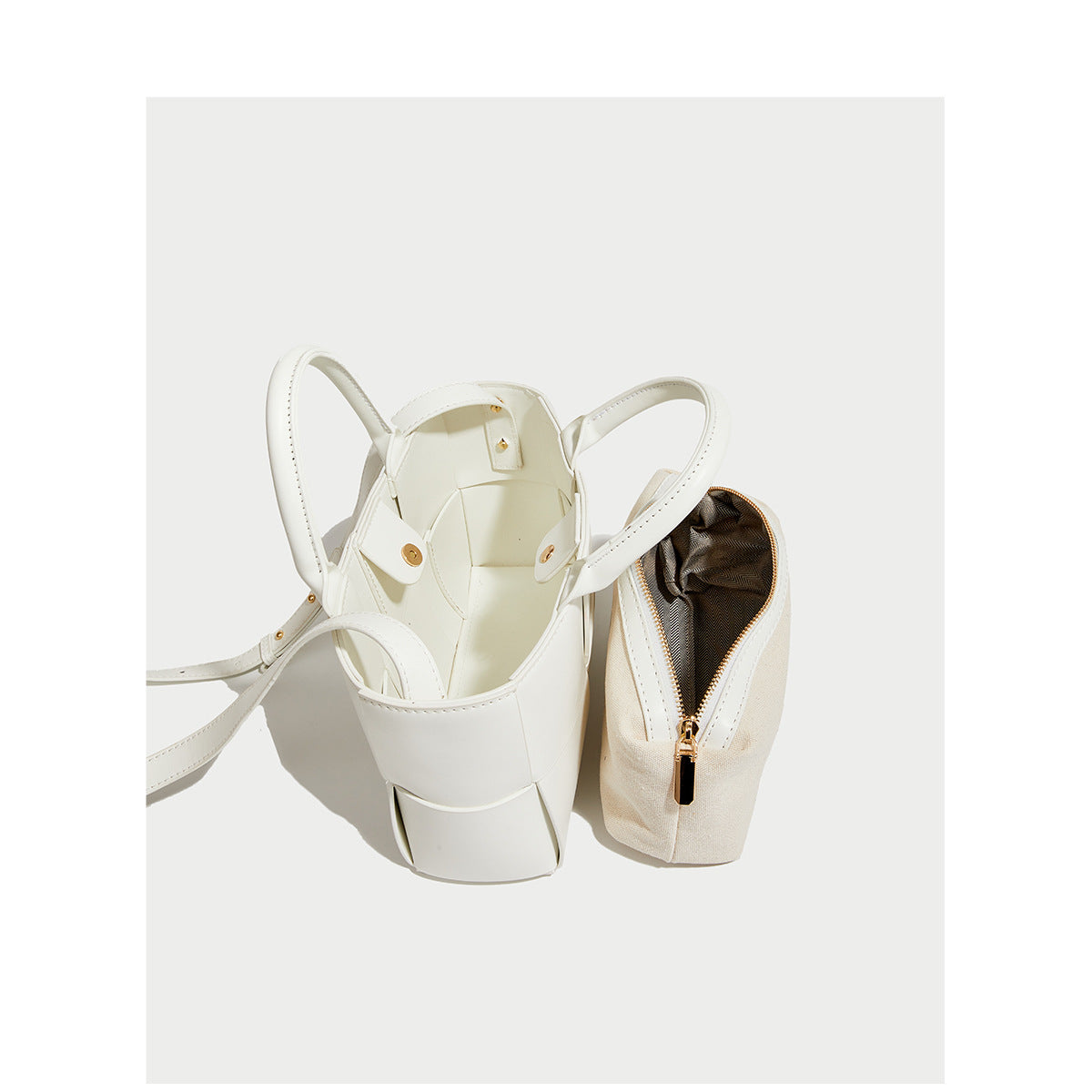 Graceful Women's New White Fashion Niche Crossbody Bags