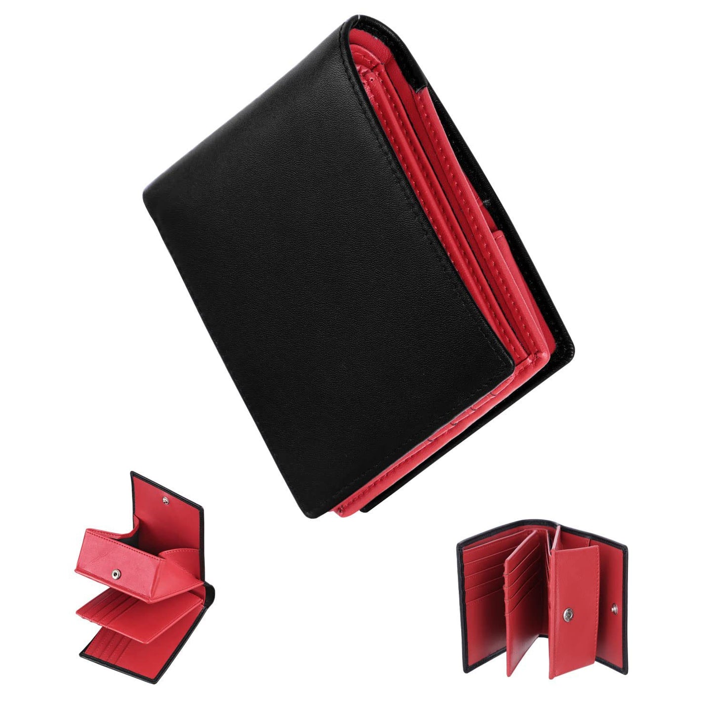 Men's First Layer Cowhide Multiple Slots Pocket Men's Wallets