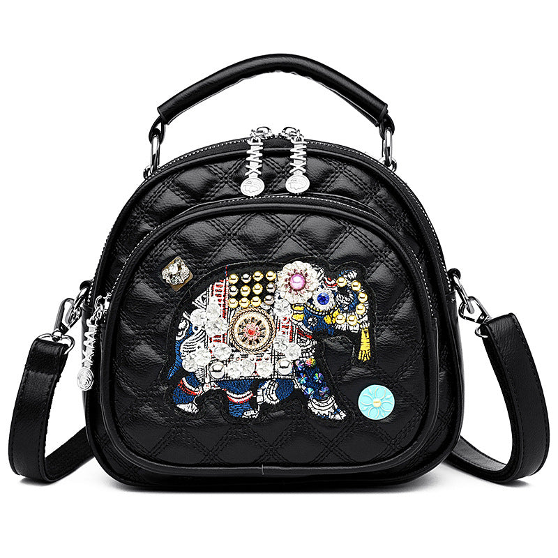 Women's Millennium Kangaroo Size Ethnic Style Elephant Shoulder Bags