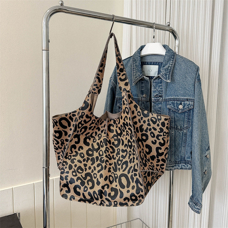 Women's Simple Big Soft Leather Large Capacity Bags