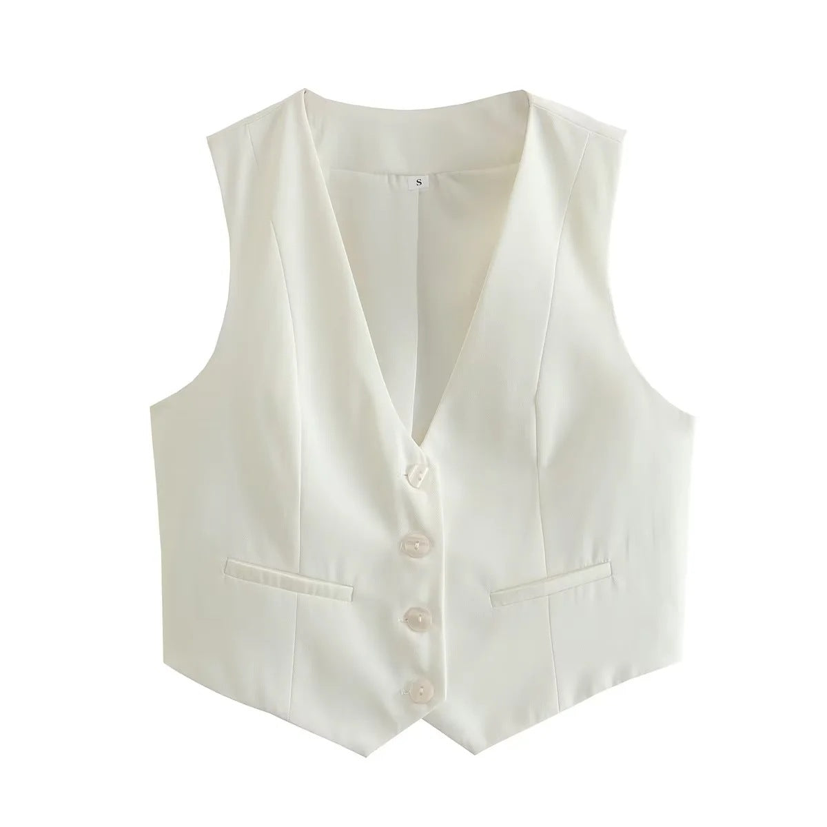 Women's Color Summer Casual Slim Sleeveless For Vests