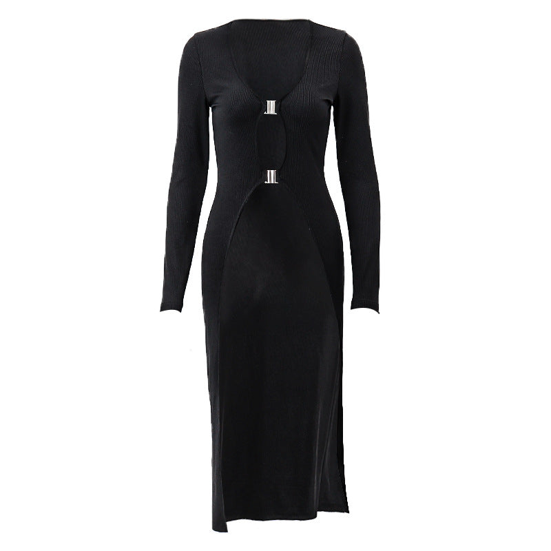 Women's Fashion Sexy Idle Style Deep V Exposed Blouses