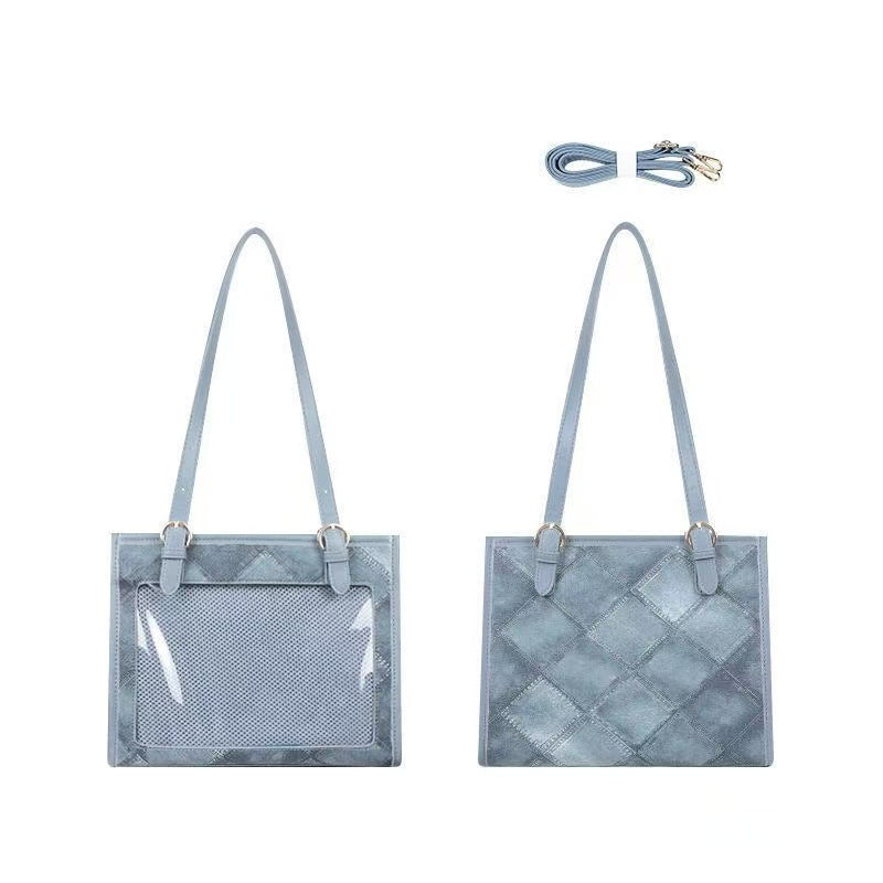 Women's Style Denim Cartoon Large Capacity Barlow Shoulder Bags