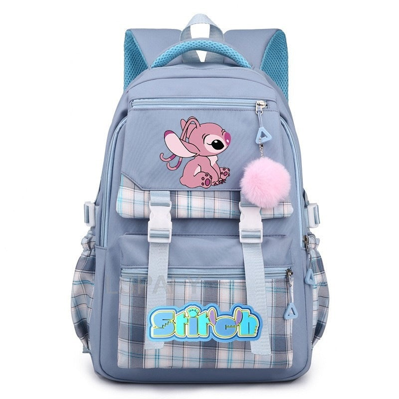 Children's Star Stitch Schoolgirl Young Cartoon Backpacks