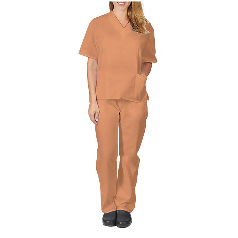 Color Pocket Nursing Work Uniforms Nurse Uniform