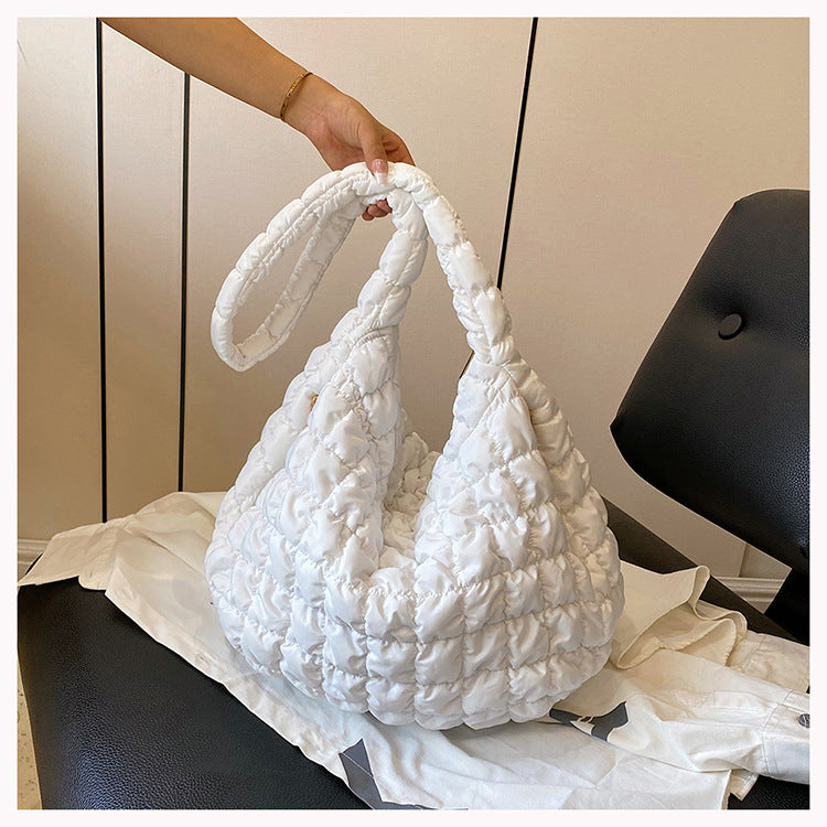 Women's Korean Style Cloud Fashion Large Capacity Small Square Bags