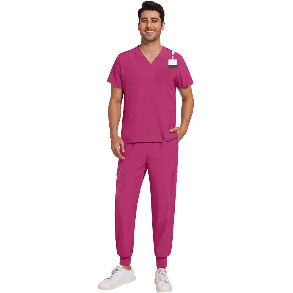 Doctors Nurses Frosted Thin Comfortable Breathable Uniform
