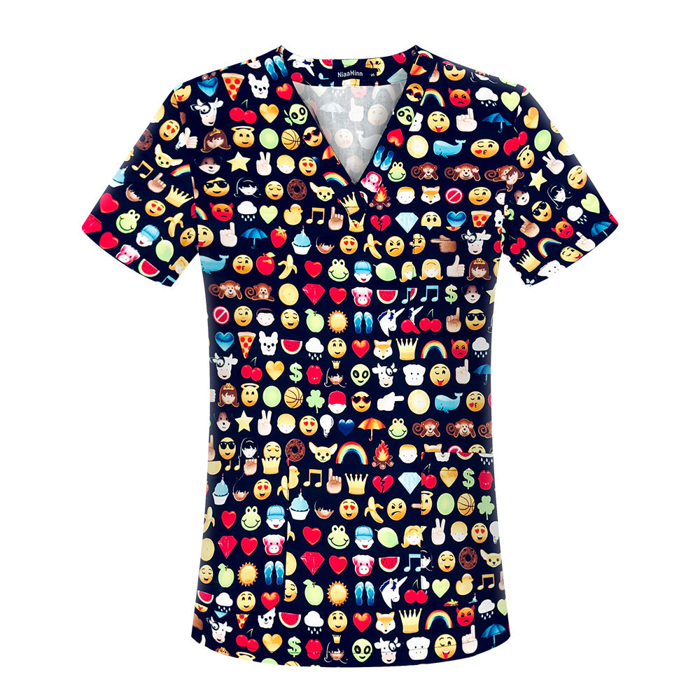 Women's & Men's & Hand Washing Clothes Brush T-shirt Uniform