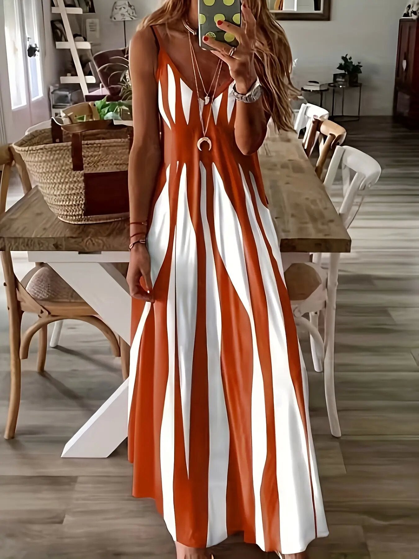 Creative Pretty Elegant Printed Maxi Dress Dresses