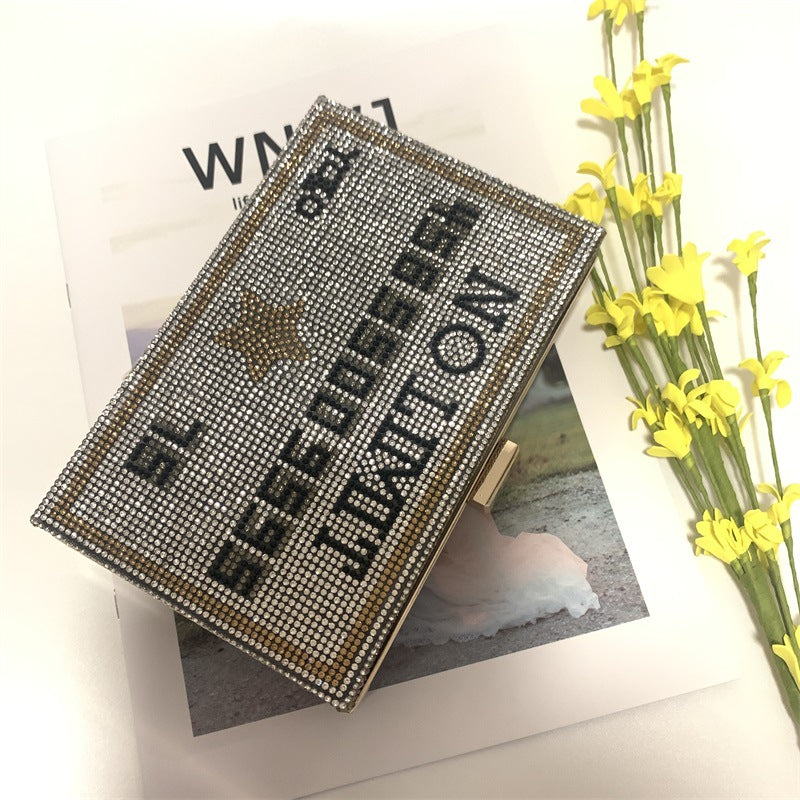 Fashion Diamond Clutch Personality Rhinestone Single Evening Bags