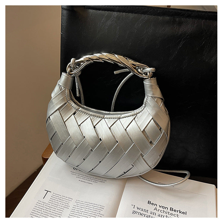 Women's Summer Dinner Rhombus Woven Fashion Personality Handbags
