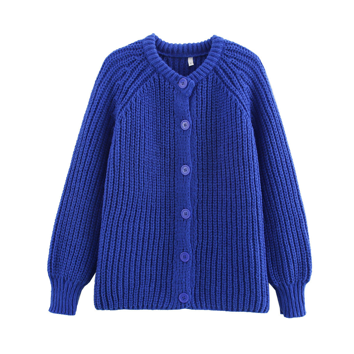 Women's Autumn Solid Color Long-sleeved Knitted For Coats
