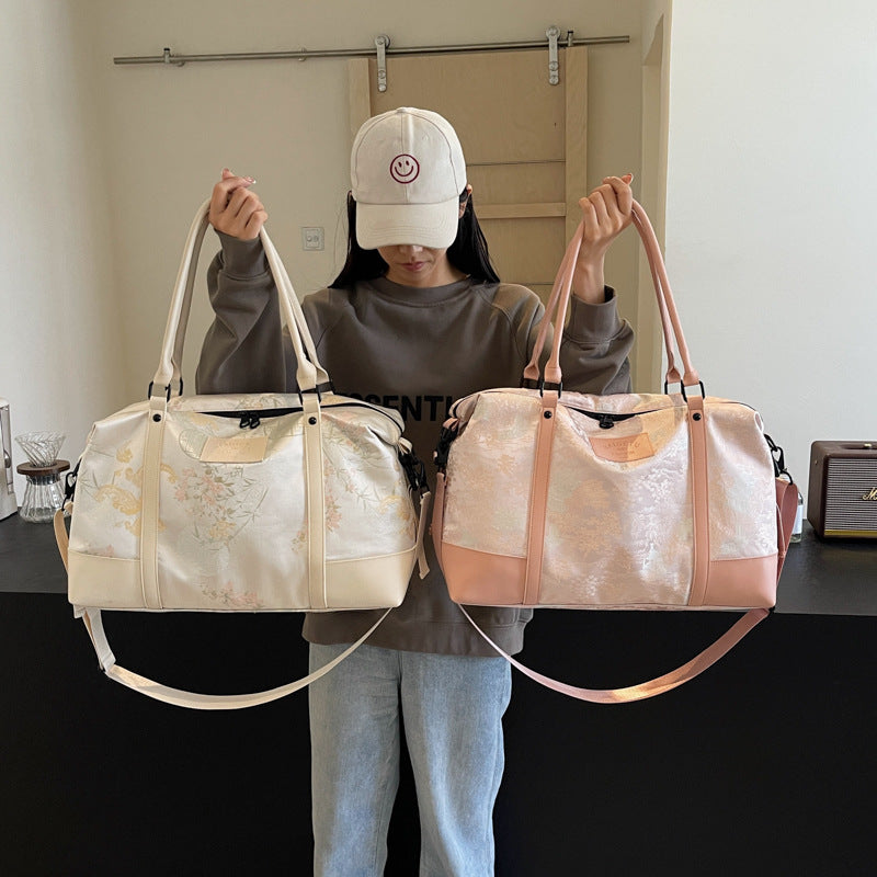 Women's Hand Carrying National Style Leisure Large Capacity Chinese Embroidery Bags