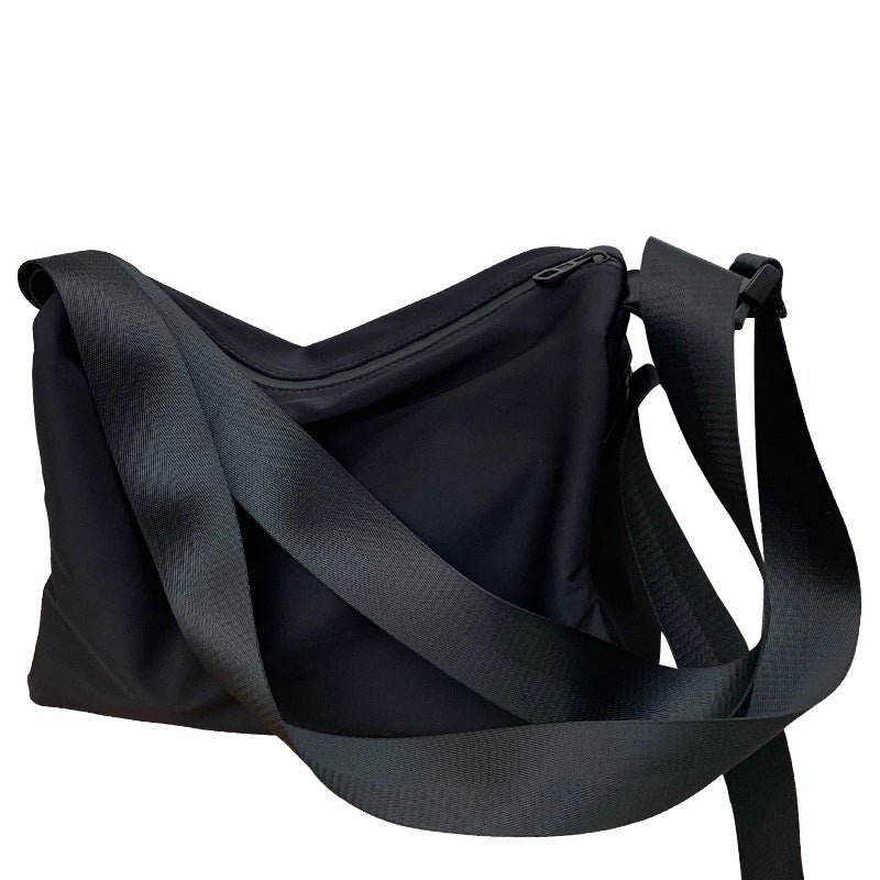Women's Straps Large Elastic Fabric Simple Korean Shoulder Bags