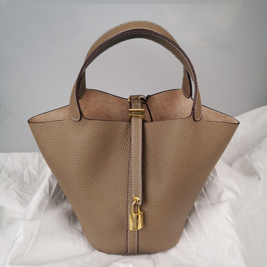 Women's Leather Mom Simple Fashion Large Capacity Handbags