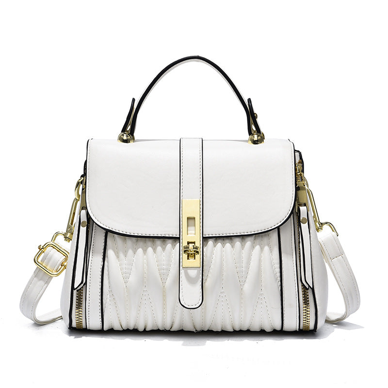 Women's Slouchy Classic Korean Fashion Pleated Shoulder Bags