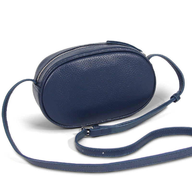 Women's Top Layer Cowhide Fashionable High-grade Large Capacity Simple Women's Messenger Bag